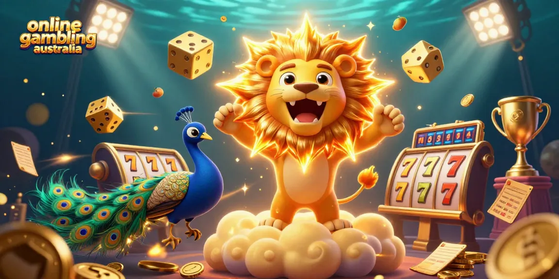 Experience thrilling games in online gambling Australia featuring vibrant 3D characters.